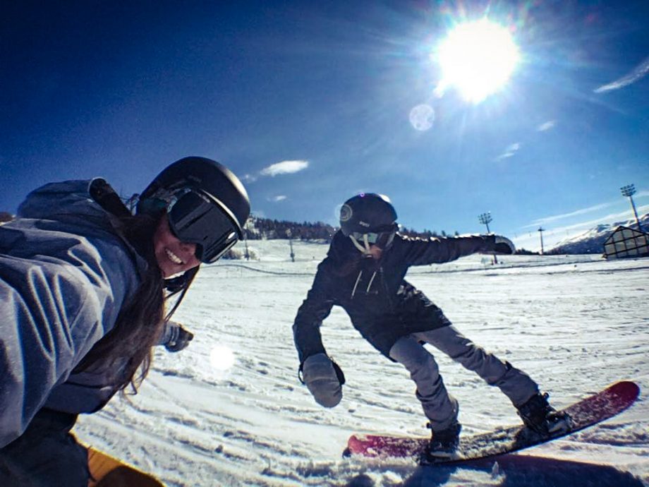 snowpark ride snowboard courchevel