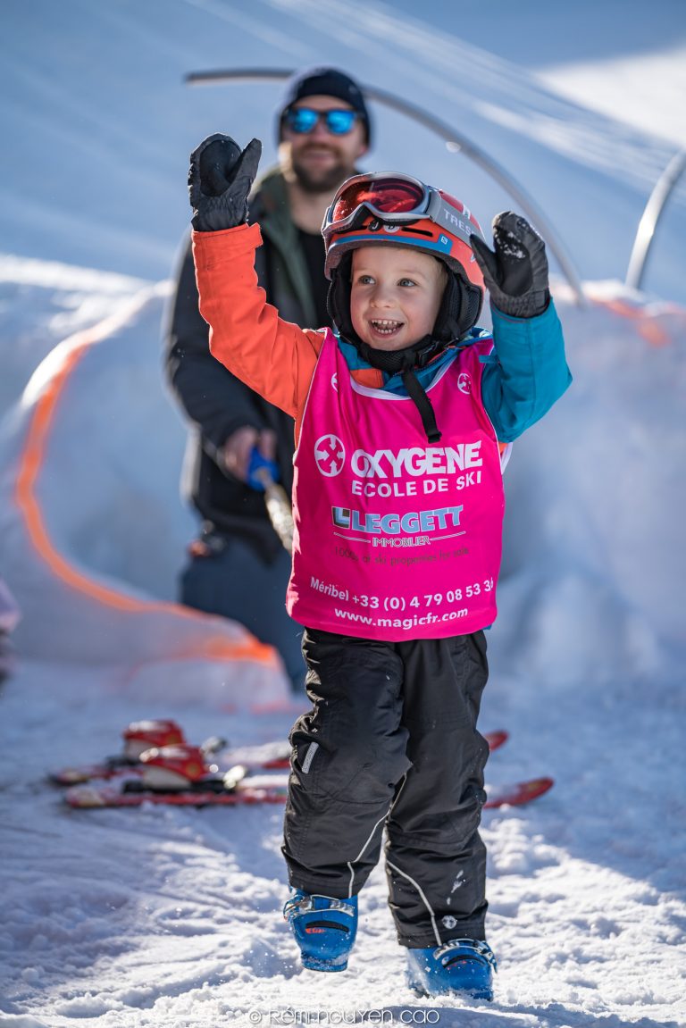 Children's Group Ski Lessons Ages 3-4 in Val d'Isere | Oxygene Ski School