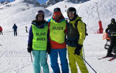 Adaptive stand-up ski lesson with Oxygene - Courchevel 2019 Adaptive stand-up ski lesson with Oxygene