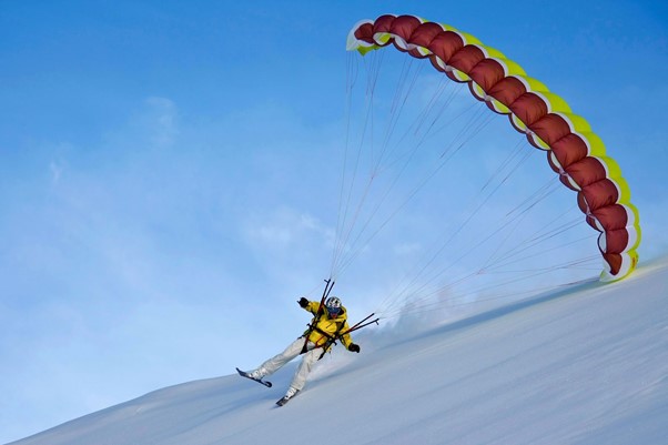 Speed Riding on the slope