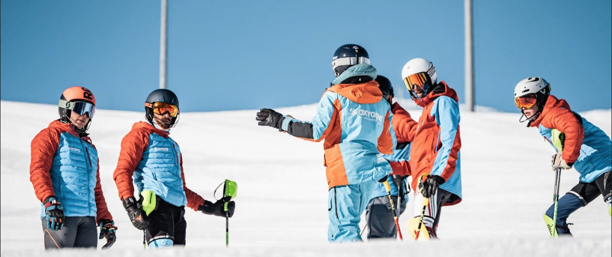 instructor training in La Plagne