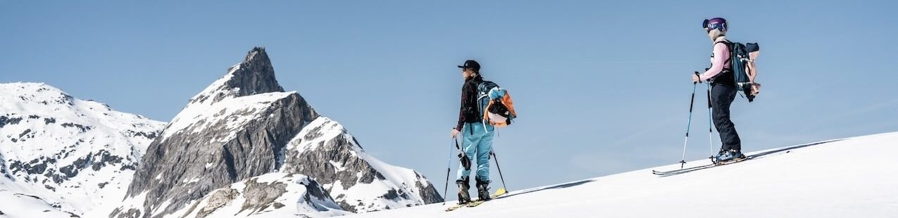 Photo taken during a ski touring trip with Oxygène Tignes.